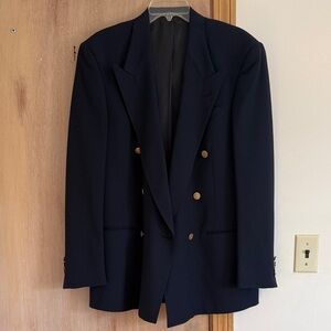 Christian Dior Navy Blazer with Gold Buttons